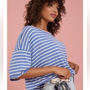 new with tags altard state briar striped tee